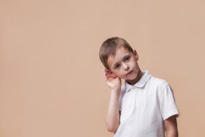 Boy listening 