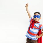 Fostering in Nottingham - Little boy playing superhero